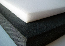 4 Polyethylene Plank Foam 20" x 20" x 1" Density 1.7PCF White 