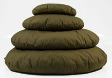 Round Foam Pet Bed-Twill