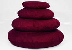 Round Foam Pet Bed-Suede