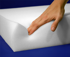 Isellfoam High Density Upholstery Foam, 3 T x 24 W x 80 L (Firm) 46ILD,  Upholstery Foam Cushion High Density Cushion, CertiPUR-US Certified Foam